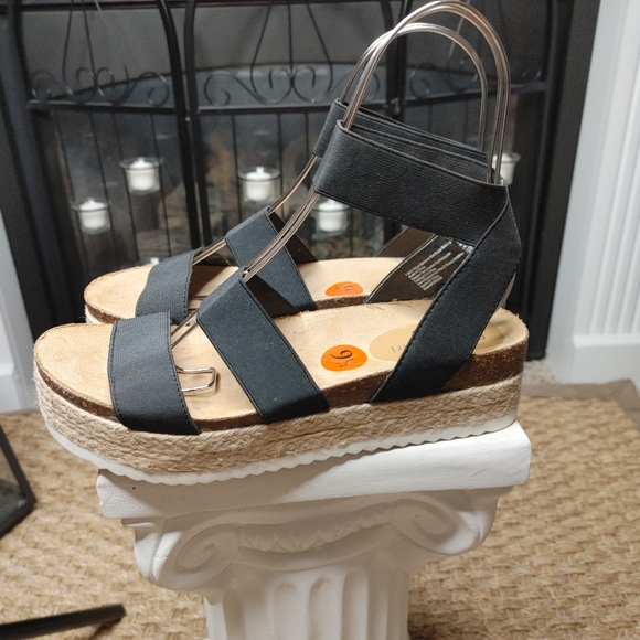 Madden Girl Shoes - Madden Girl Platform Sandals, Black 9.5